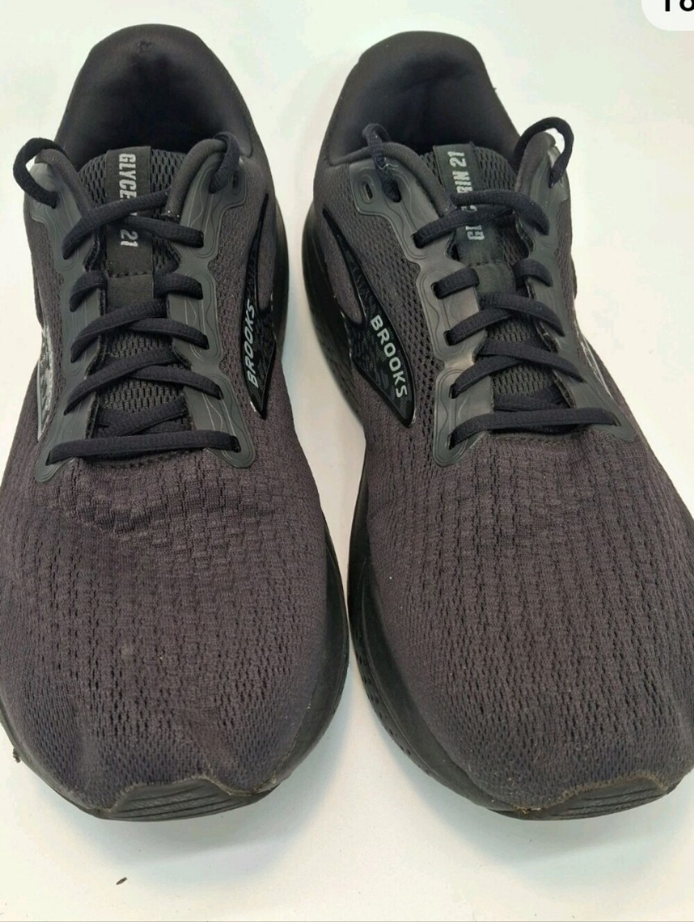 Brooks Glycerin 21 Cushioned Running Shoes 1104192E020 Black Men's 12 2E WIDE